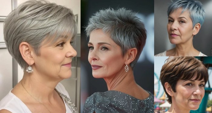 Stylische Ideen für Pixie Cut für ältere Frauen