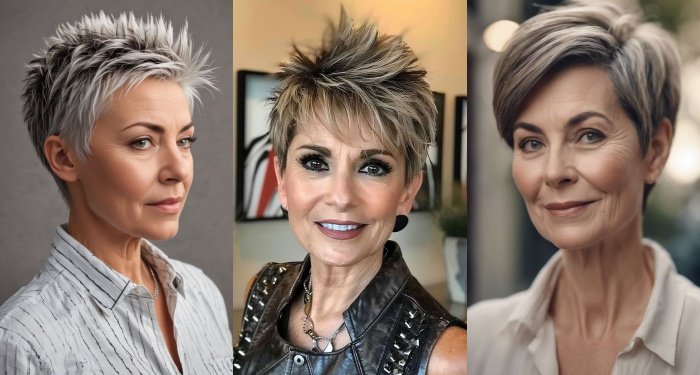 Atemberaubender Pixie-Haarschnitt für Frauen über 60, der Ihren Look um Jahre verlängern wird!